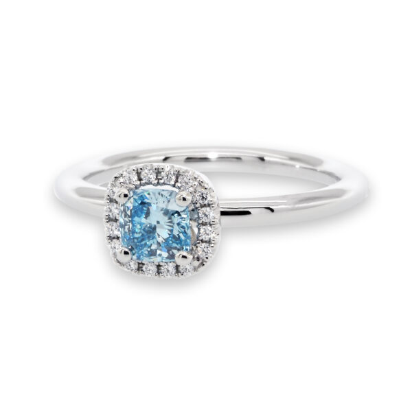 FLORA ∙ Pt950 ∙ Blue Diamond